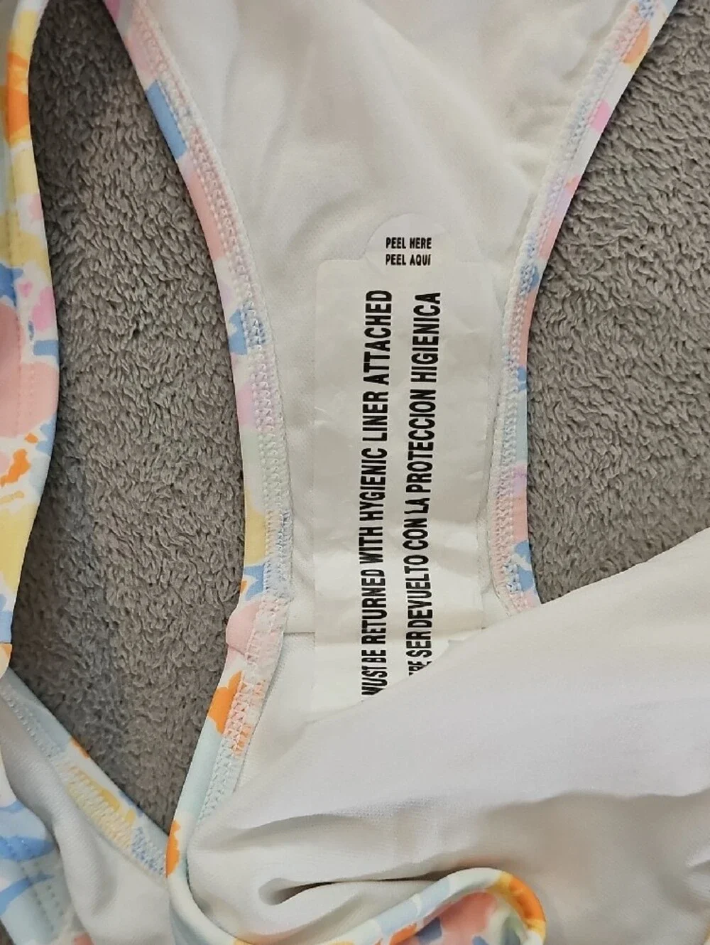 Wild Fable Women's XL Pastel Floral Smocked Bikini Set
